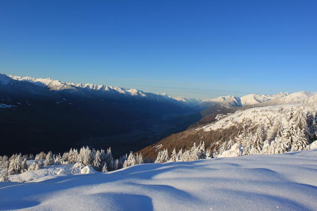 La prima bella nevicata sui monti di casa