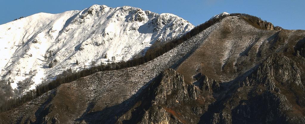 La neve sulle Alpi e sulle prealpi comasche.